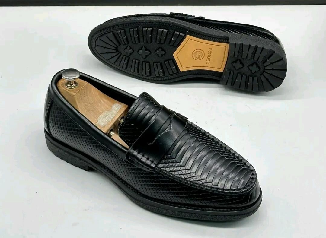 Mocassins en cuir pour hommes