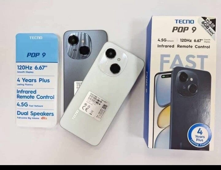 Téléphone Tecno Pop 9 128GB
