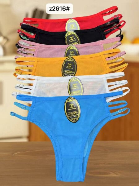 Lot de 6 strings en coton