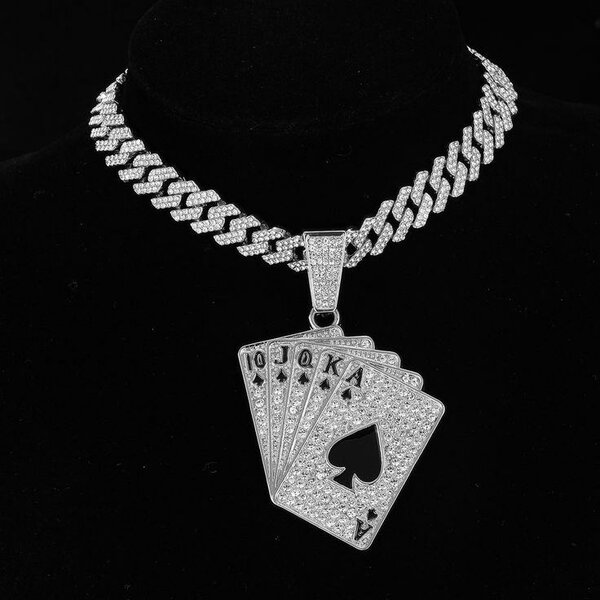 Collier Poker Brillant