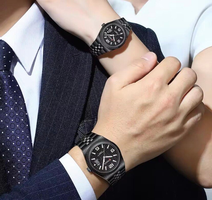 Montres Couple Élégantes Curren