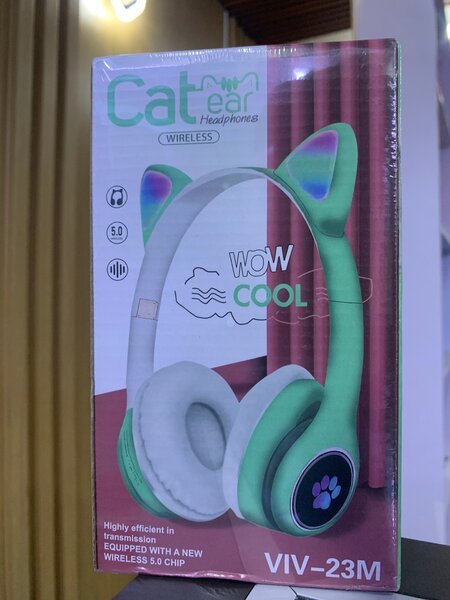 Casque sans fil oreilles de chat