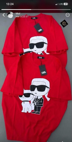 T-shirts stylés Karl Lagerfeld