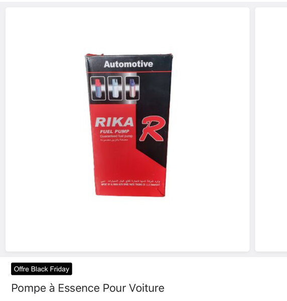 Pompe à essence pour voiture