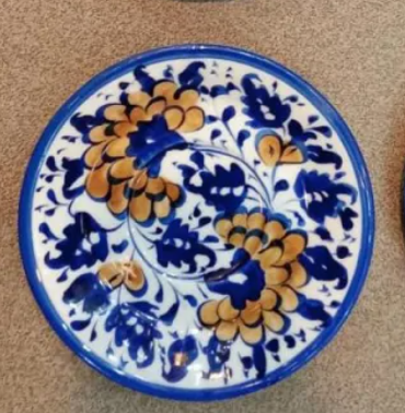 Blue Pottery Wall Hanging Plates