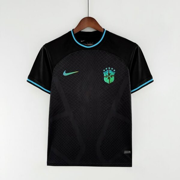 Maillot de foot noir Brésil