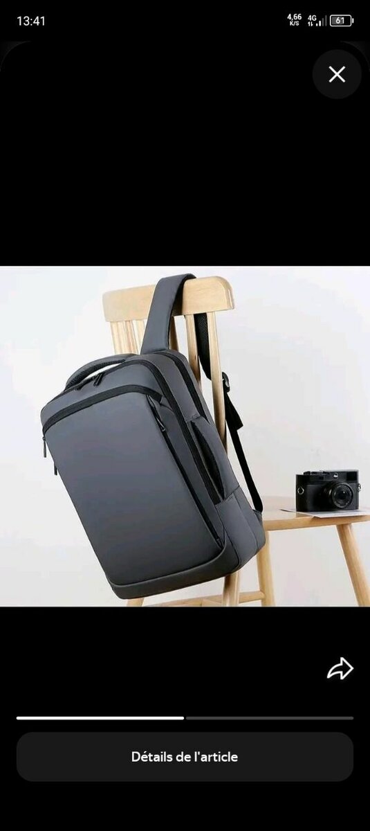 Sac à dos antivol urbain moderne