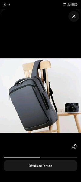 Sac à dos antivol urbain moderne