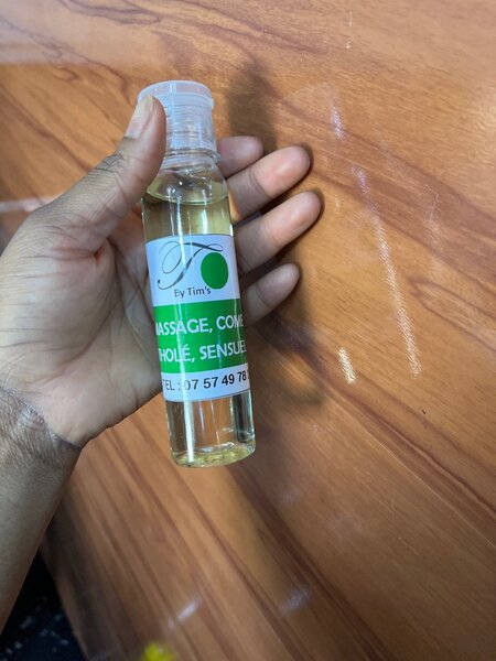 Huile de massage sensuel