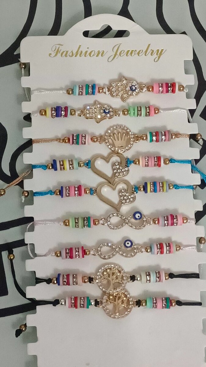 Bracelets colorés ethniques