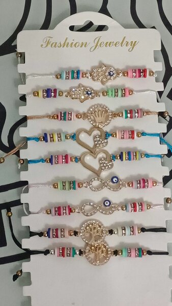 Bracelets colorés ethniques