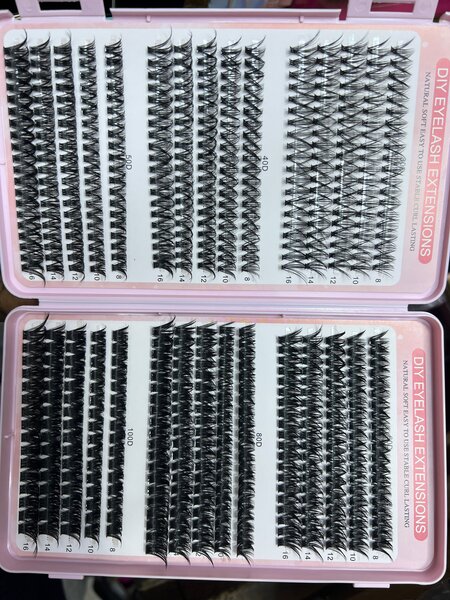 Extensions de cils DIY volumineux