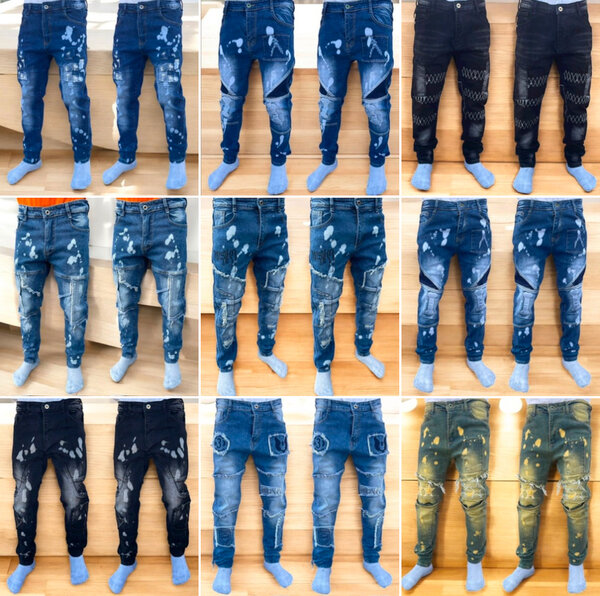 Jean Destroyed Homme Mode