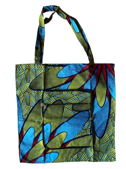 Sac en tissu wax coloré