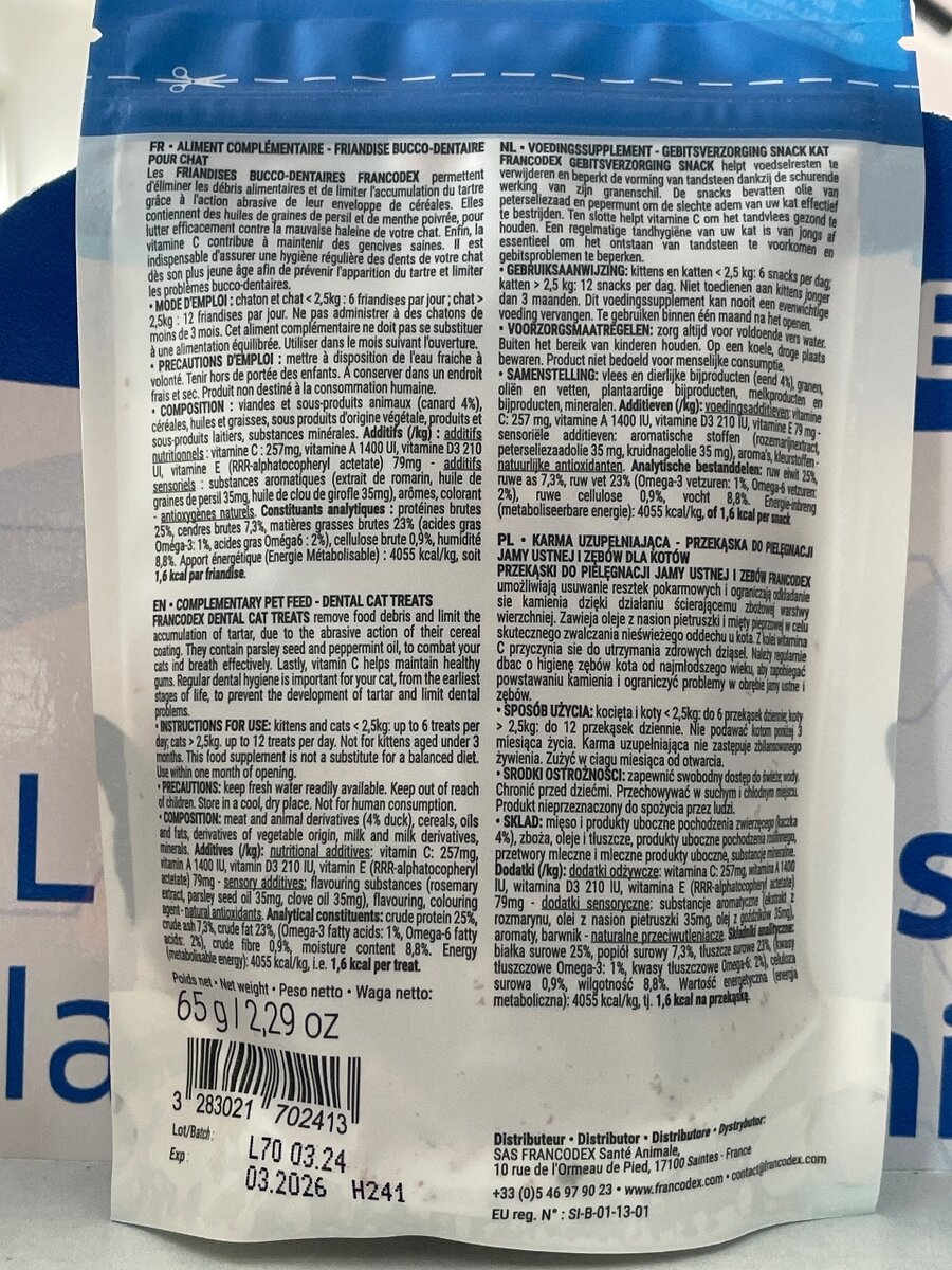 Friandises hygiène bucco-D