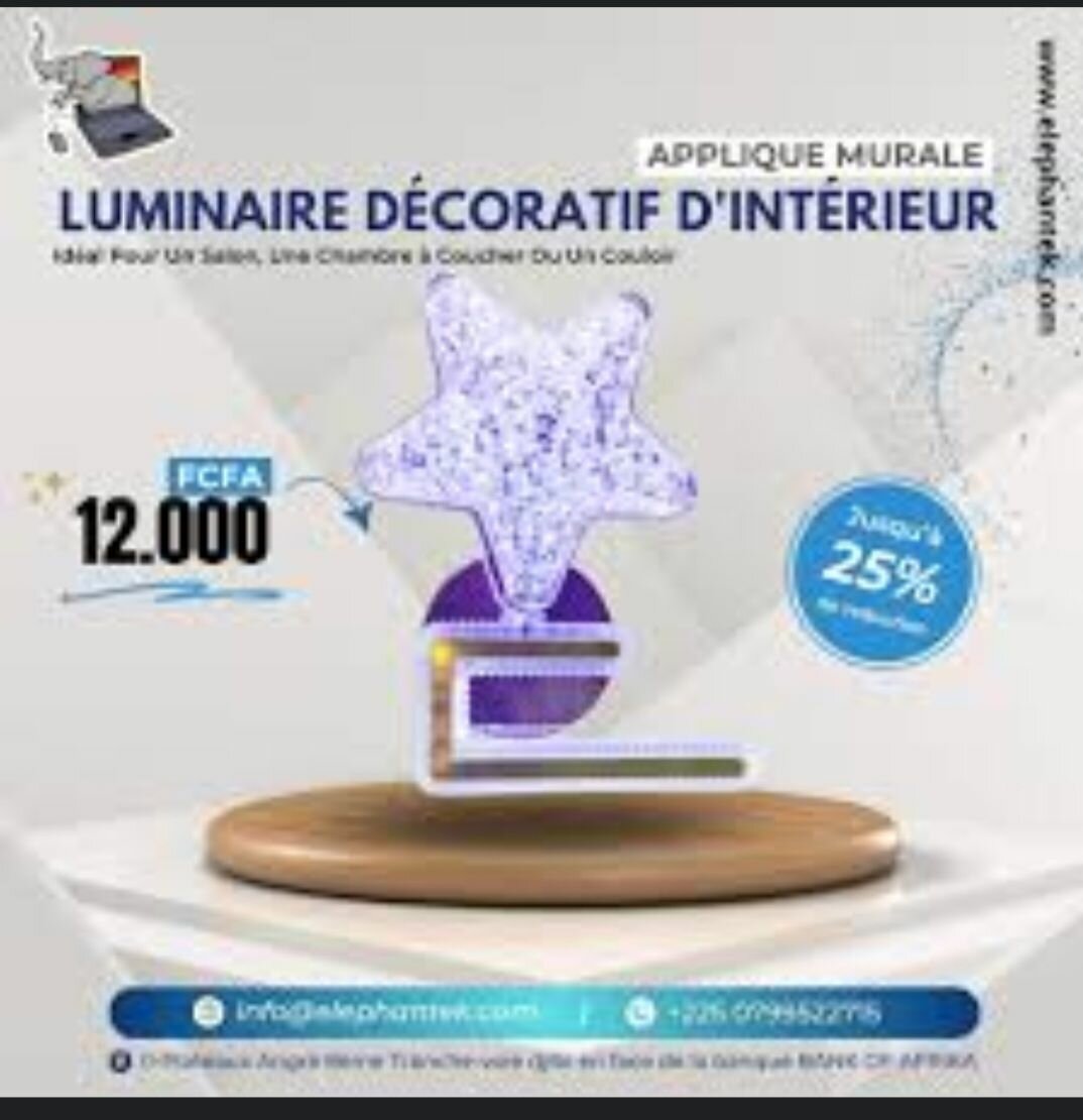 Lumière décoratif d'intérieur