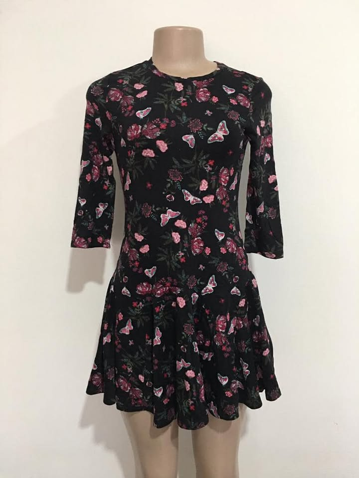Dress noir rose
