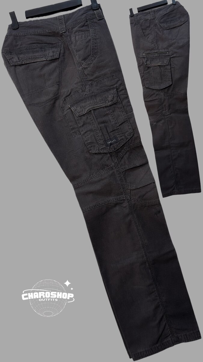 Pantalon cargo homme style utilitaire