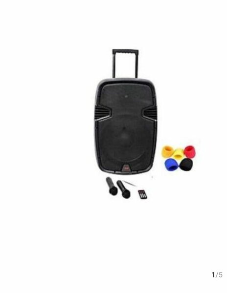 Enceinte portable avec microphones