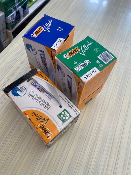 Lot de 12 Marqueurs BIC Velleda