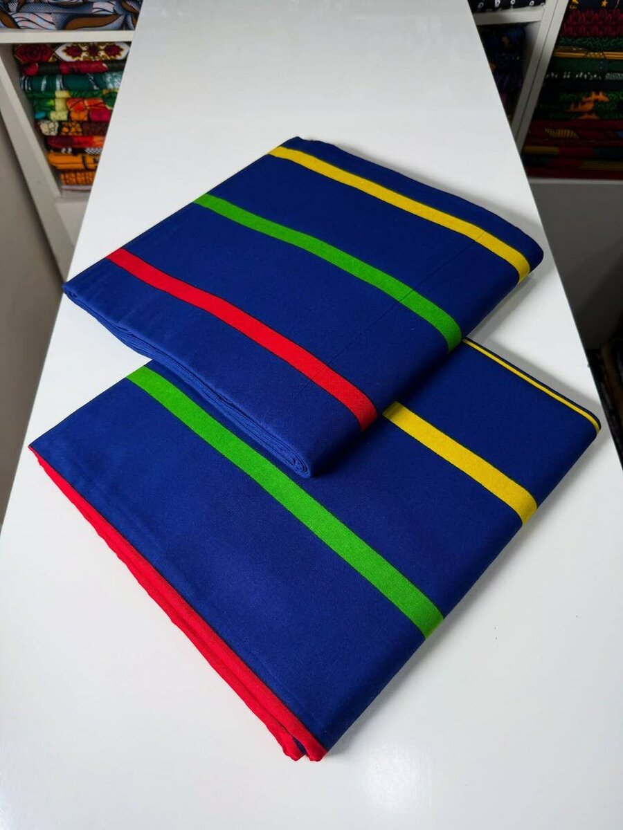 Tissus en coton rayures ethniques