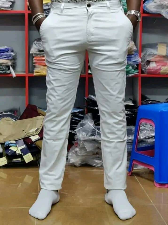 Pantalons Chinos Slim Homme