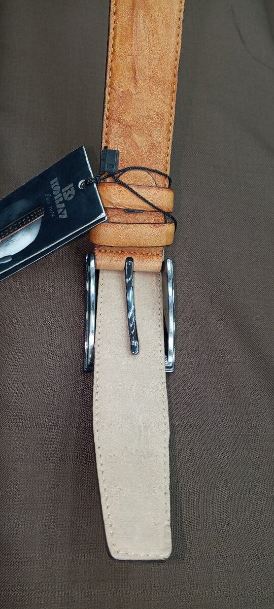 Ceinture en cuir élégante homme