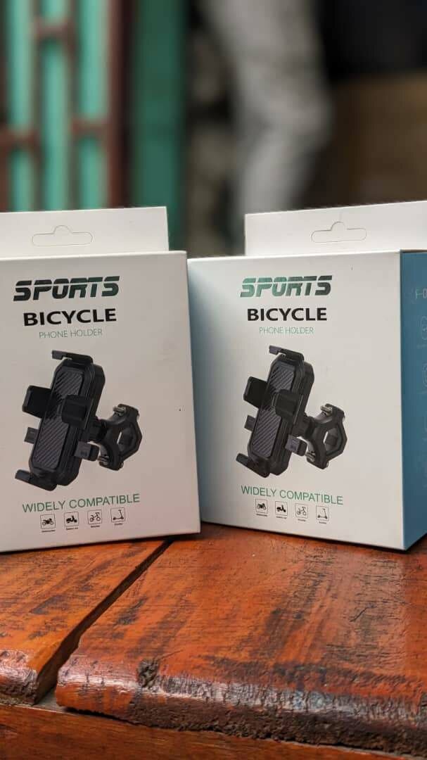 Motor bicycle phone holders