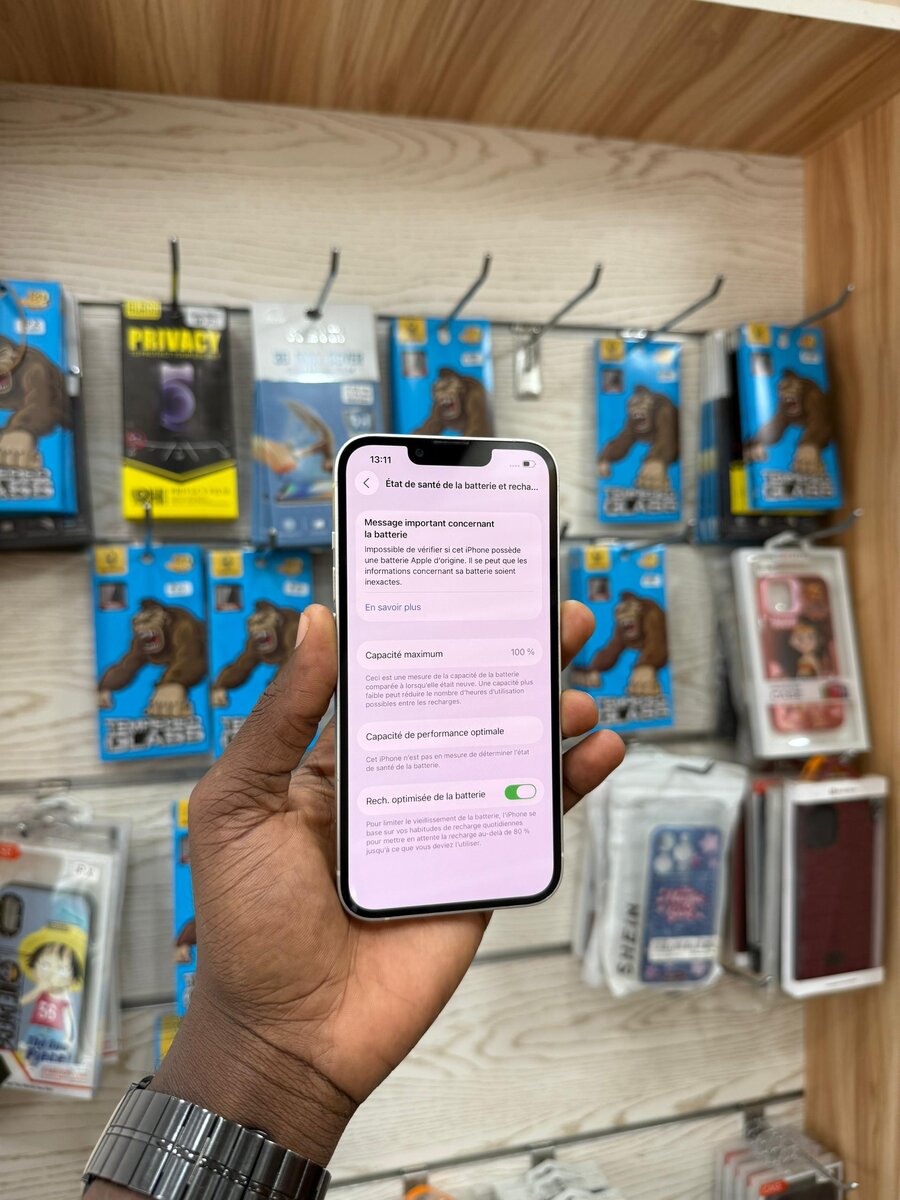 Smartphone Blanc Dernier Modèle