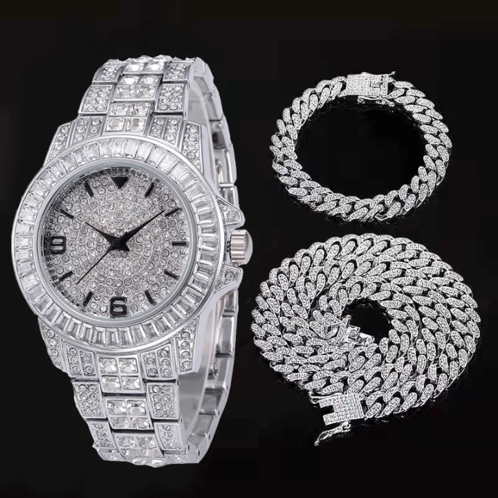 Montre et bijoux en strass