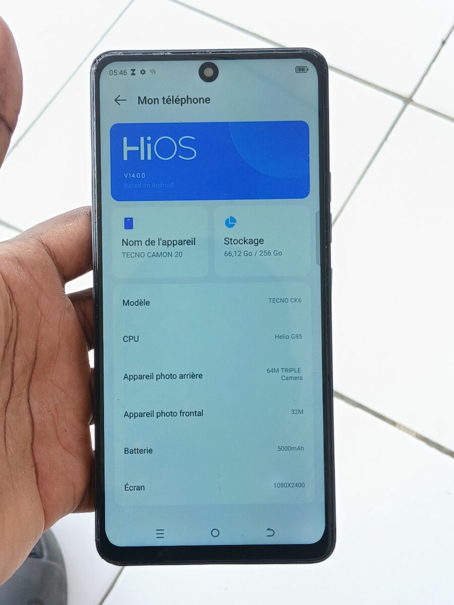 TECNO CAMON 20 256giga