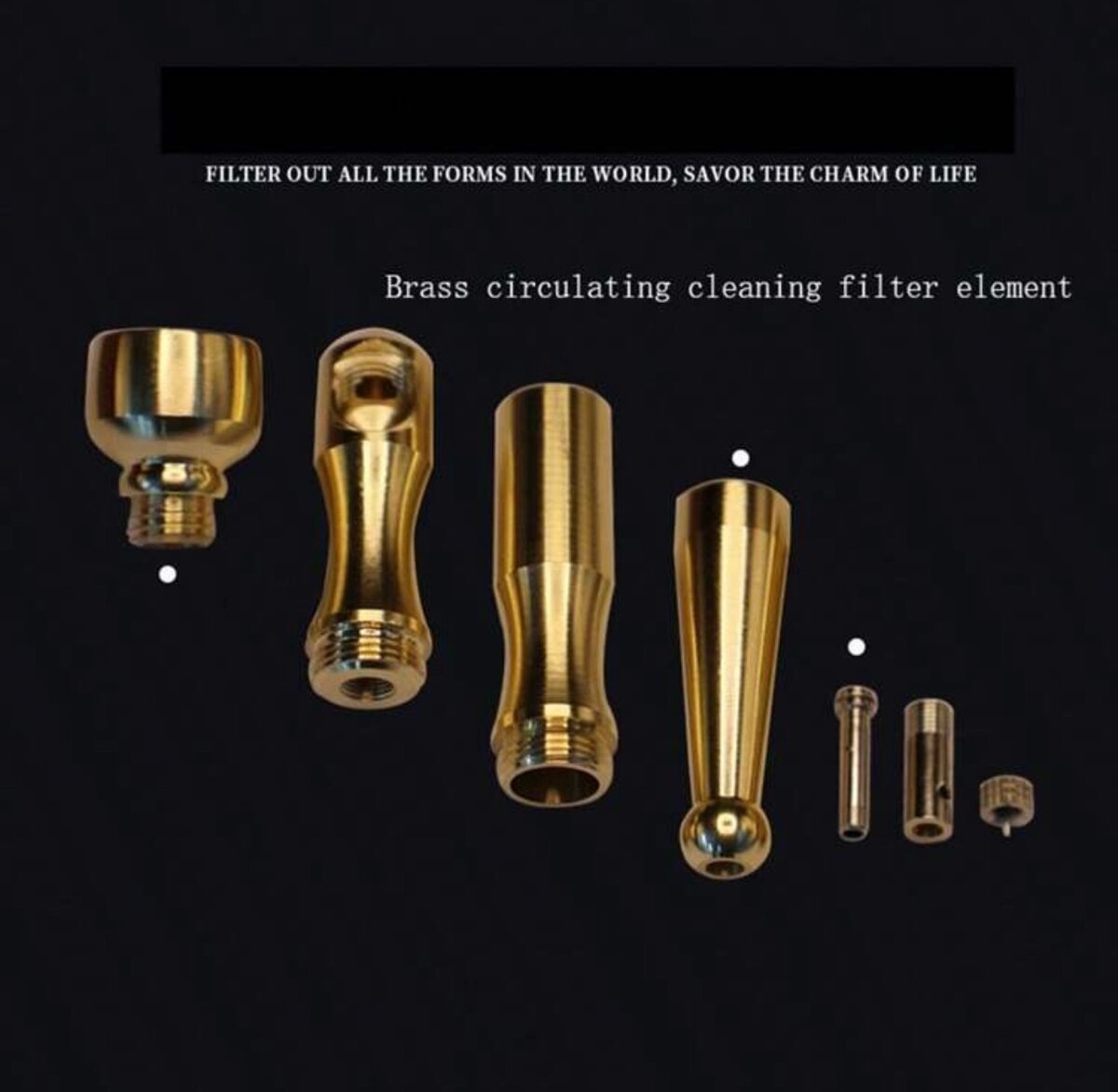 pipe à fumer en laiton