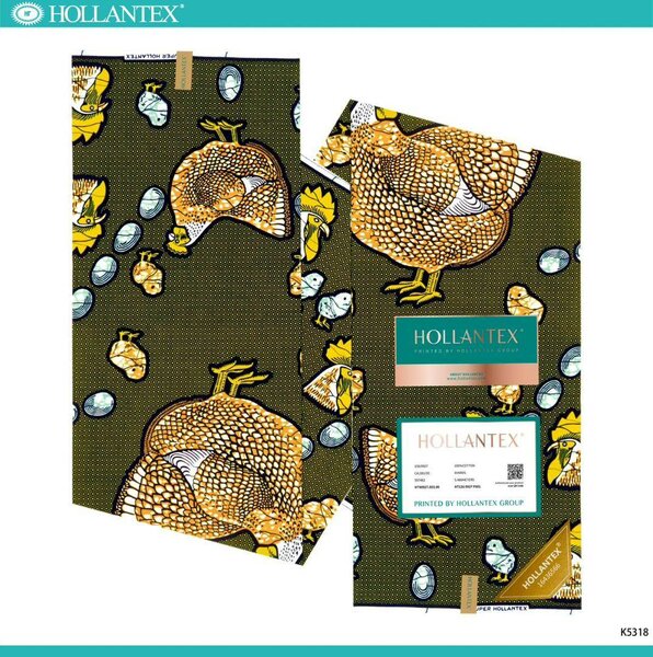 Tissu Africain Hollandais Poule