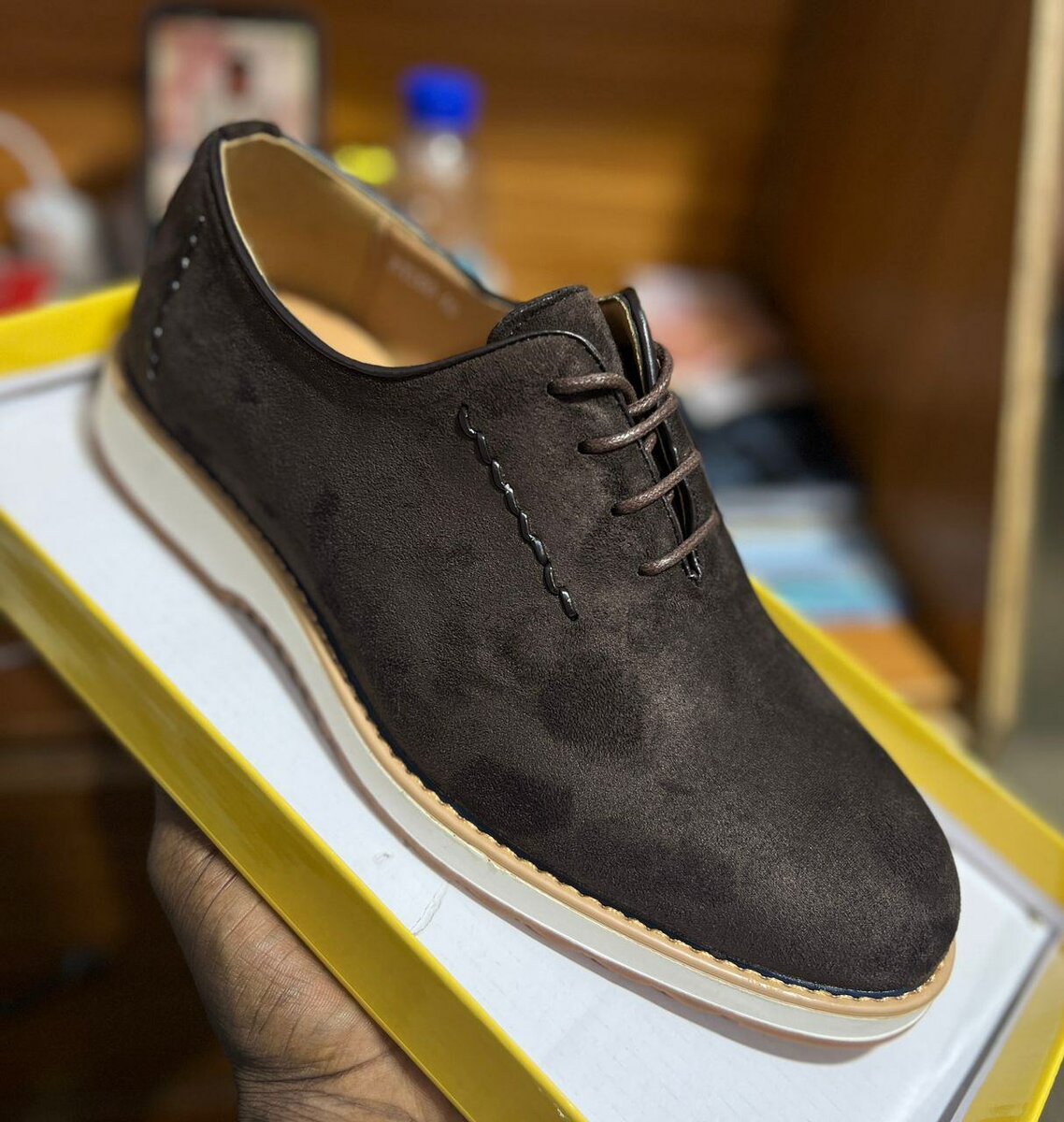 Chaussures Derby en daim élégantes