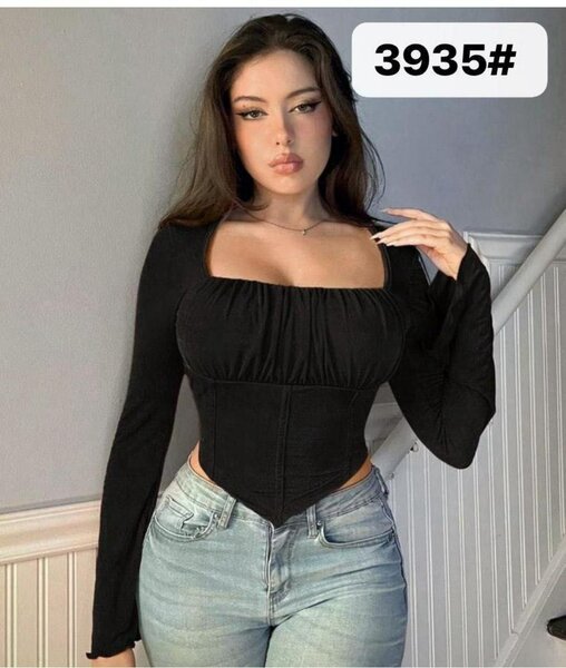 Body femme élégant manches longues