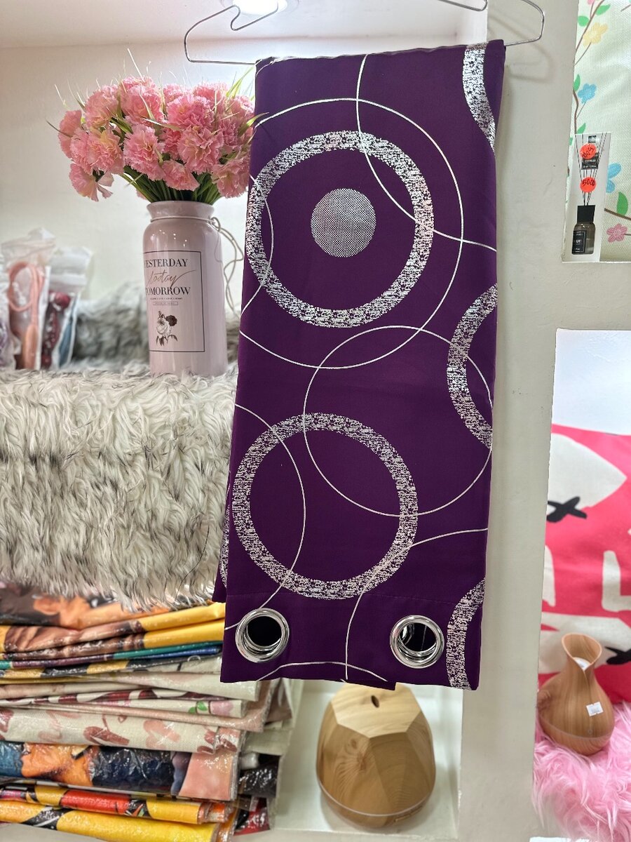 Rideaux occultant violet