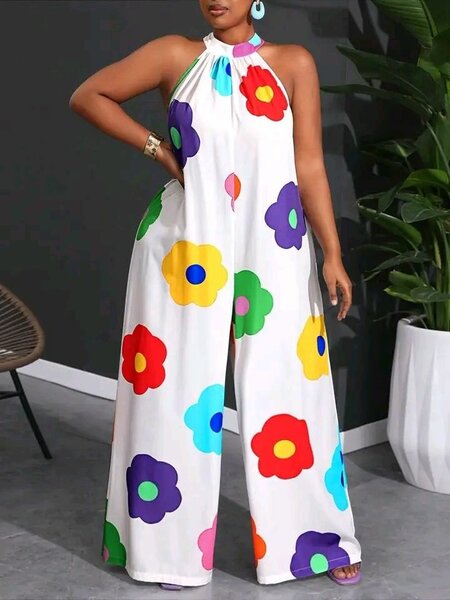 Combinaison à Fleurs Colorée