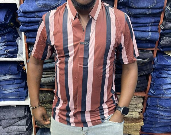 Chemise Homme à Rayures