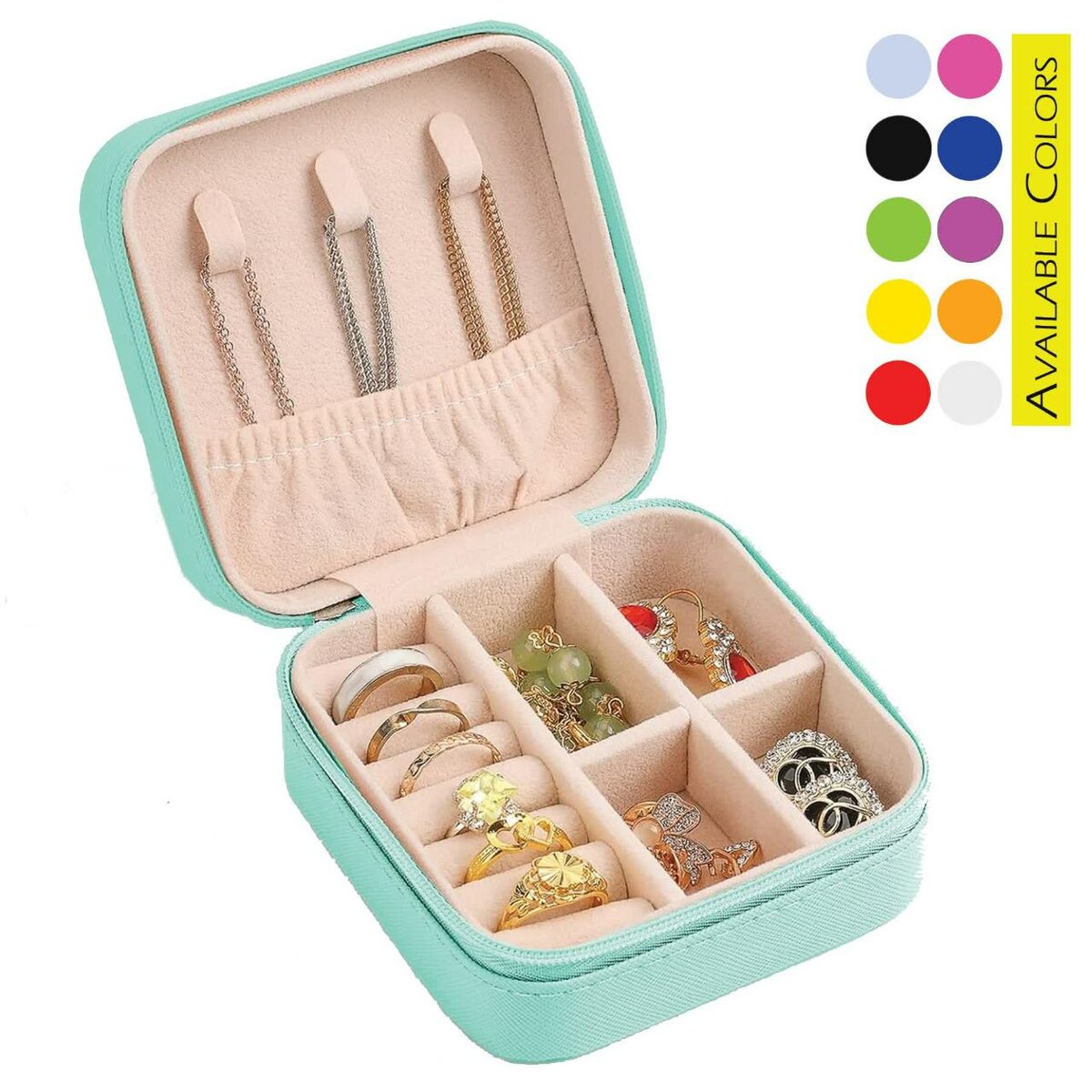 Mini Portable Jewelry Organizer Box