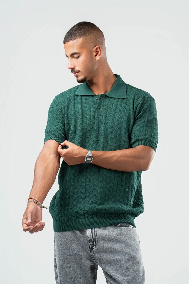 Polo en maille homme élégant