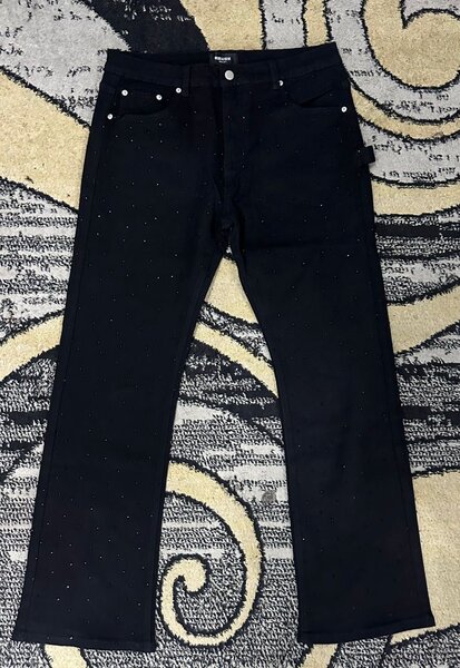 Pantalons cargo noirs tendance