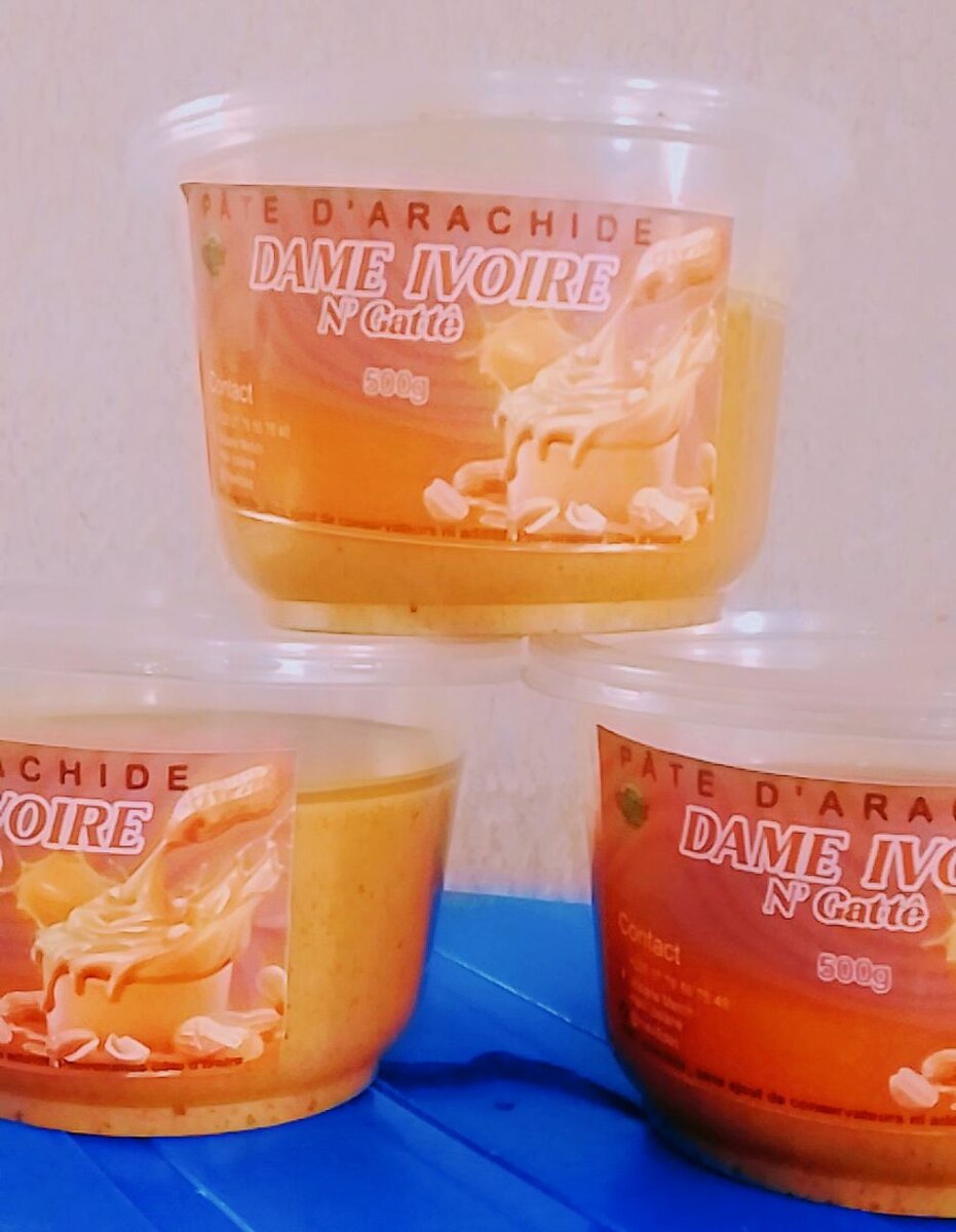 Pâte d'arachide Dame Ivoire 500g