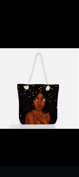 Sac cabas imprimé artistique