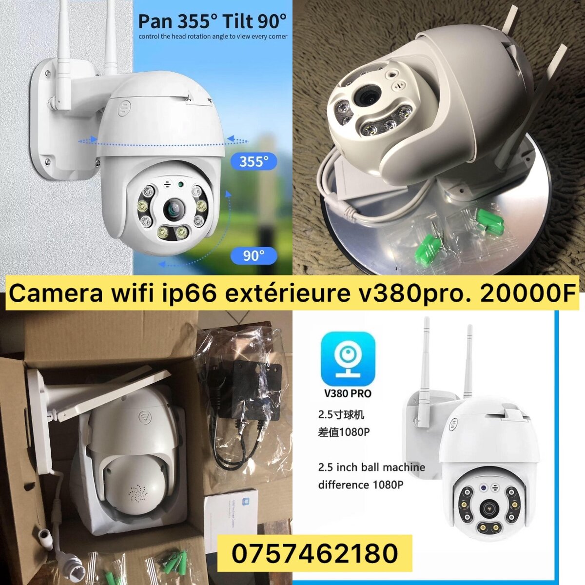 Camera tout type v380pro
