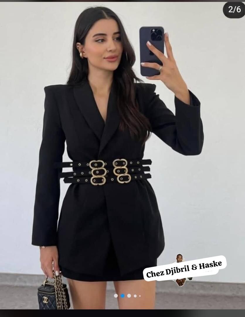 Veste Blazer Noir Élégant
