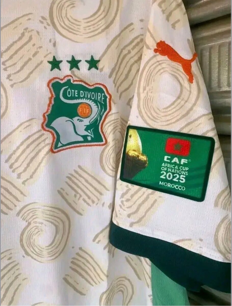 Maillot Côte d'Ivoire 2025