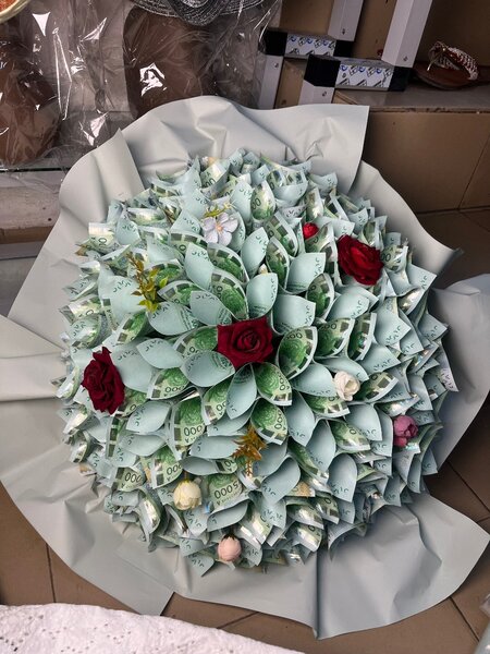Bouquet de billets luxe