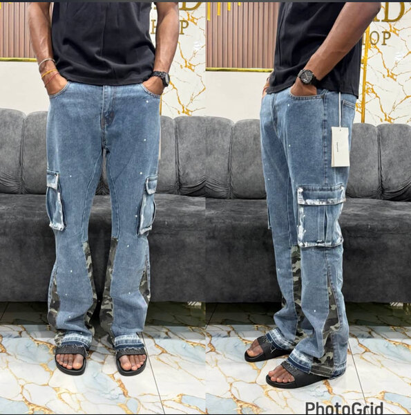 Jean cargo homme moderne