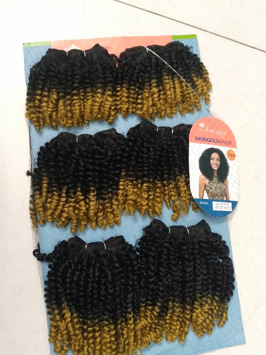 Extensions cheveux bouclés ombrés