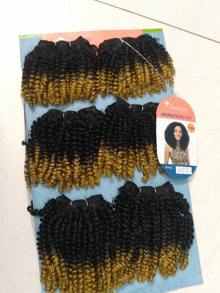 Extensions cheveux bouclés ombrés